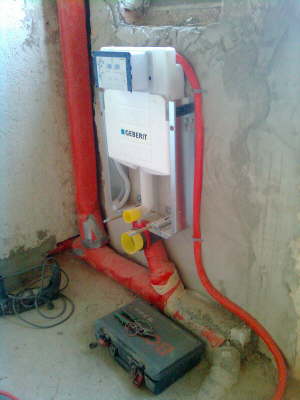 Altbausanierung Bad - vorher